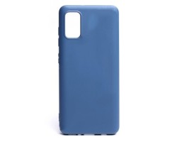 Tok telefonvédő TJ Samsung Galaxy A12 (SM-A125F) gumis TPU tok kék